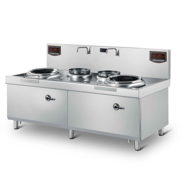 07电磁双头双尾小炒炉.1 Induction Double-head And Double-tailed Small Frying Stove
