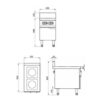 1 Induction Cabinet Type Double-head Casserole Oven