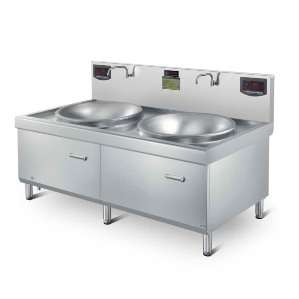 2.电磁双头大锅灶.1 Induction Double Big Wok Range