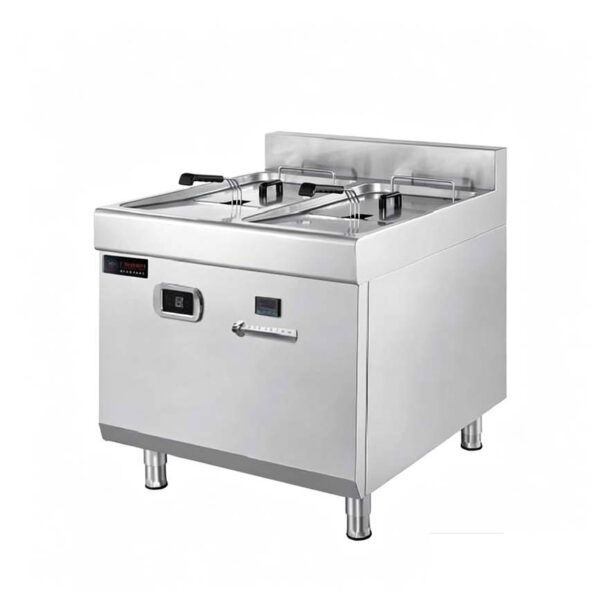 1 Electromagnetic/electric Double Cylinder Fryer