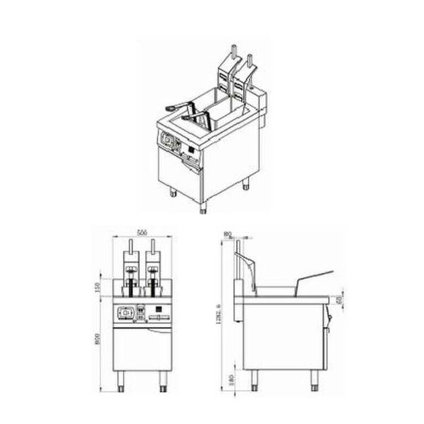 1 Electromagnetic/electric Automatic Lift-off Furnace