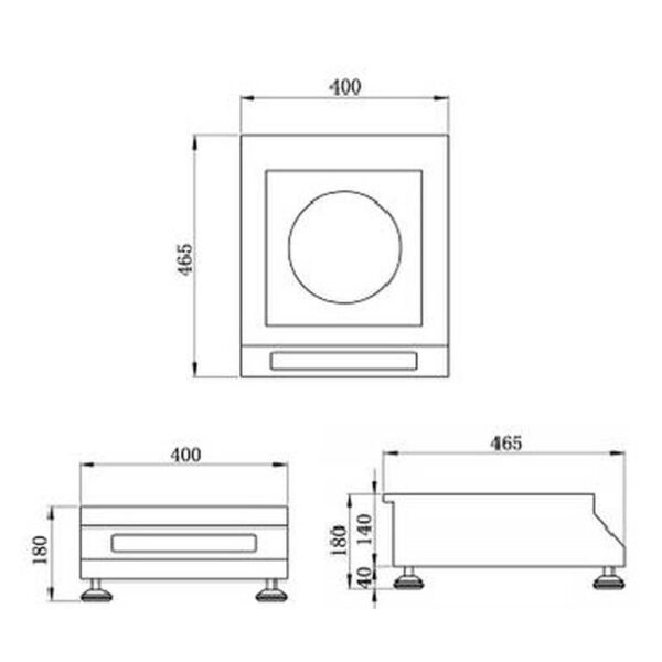 1 Electromagnetic Desktop Flat Furnace