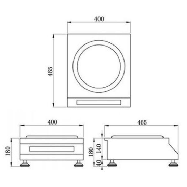 Electromagnetic Table Type Concave  Furnace