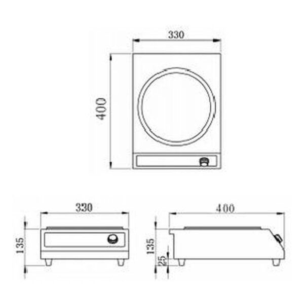 1 Electromagnetic Bench Concave Furnace