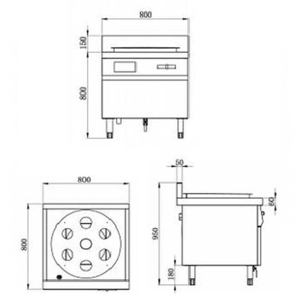 1 Electromagnetic Steam Stove