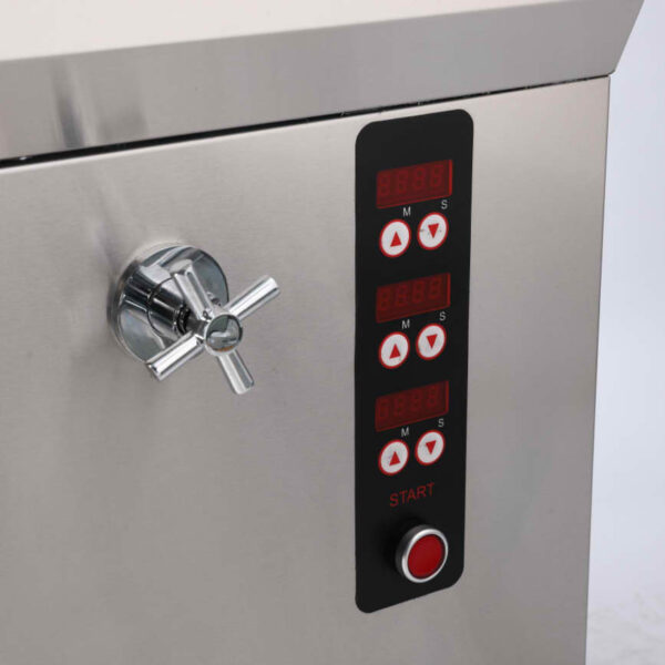 Electromagnetic/electric  Intelligent Lifting Three-hole Cooking  Furnace
