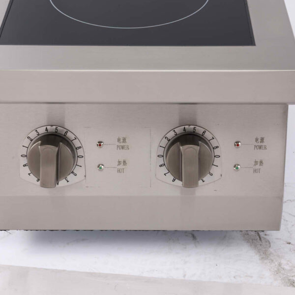 1S5A1353.1 Electromagnetic Benchtop Two-eye Clay Pot Stove