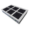 Electromagnetic Bench Type Six-eye Clay Pot Stove