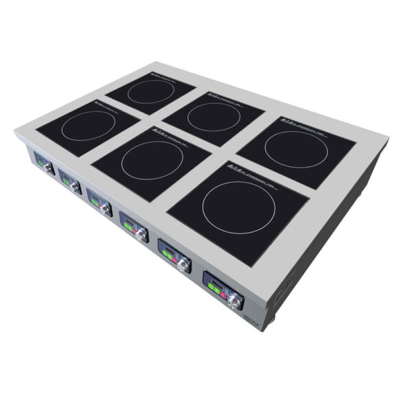 Electromagnetic Bench Type Six-eye Clay Pot Stove