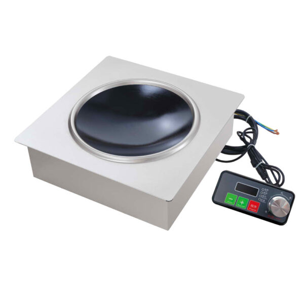 电磁嵌入式凹面炉.1 Induction Cabinet Type Double-head Casserole Oven